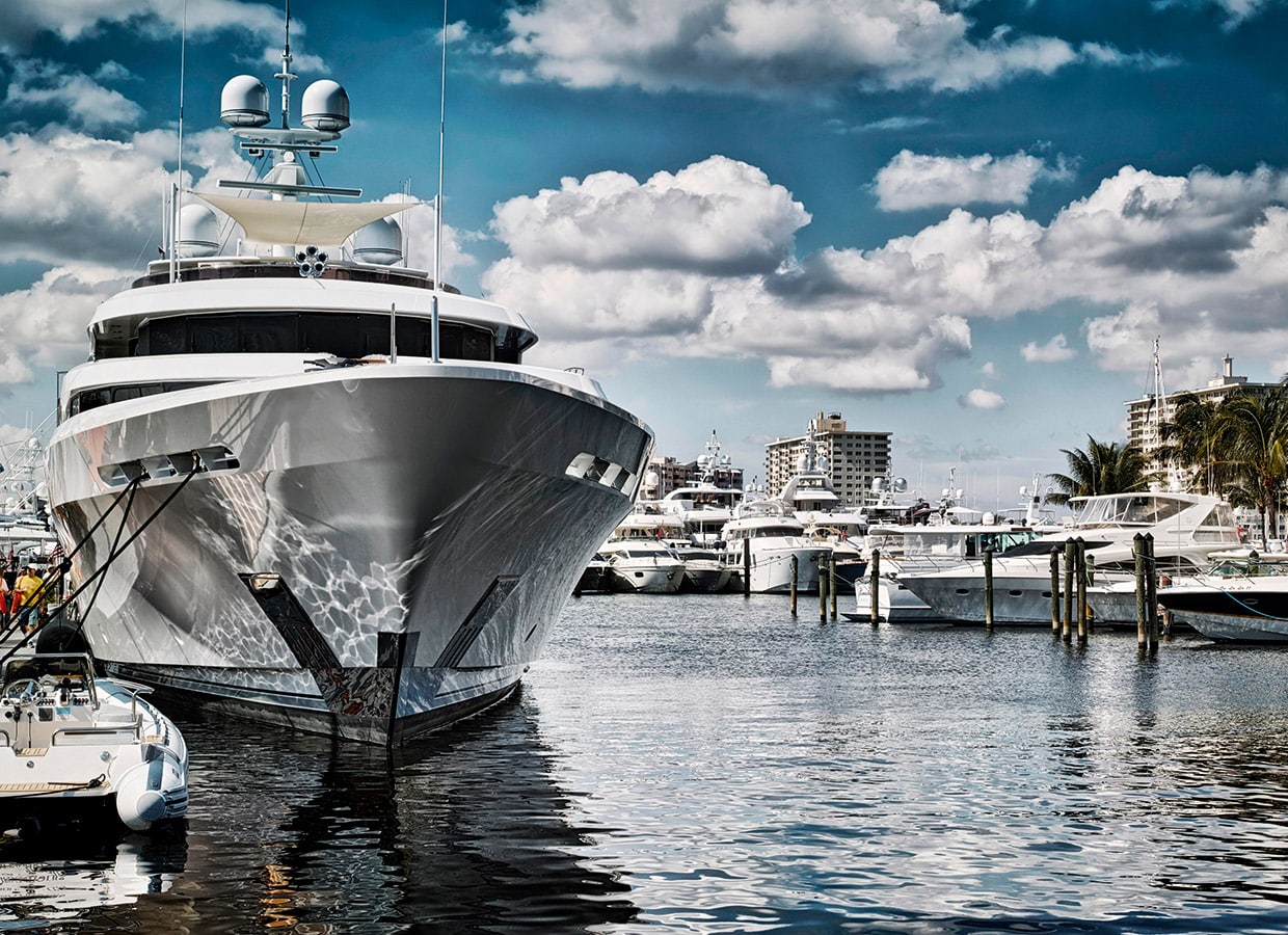 Boat Show in Fort Lauderdale, Florida