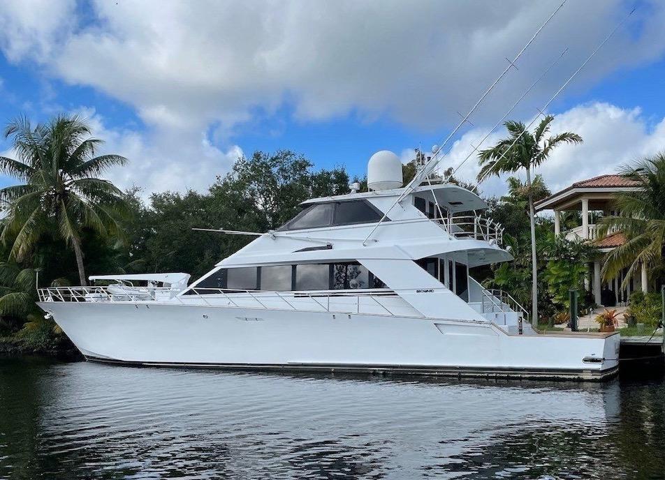 88' broward yacht for sale
