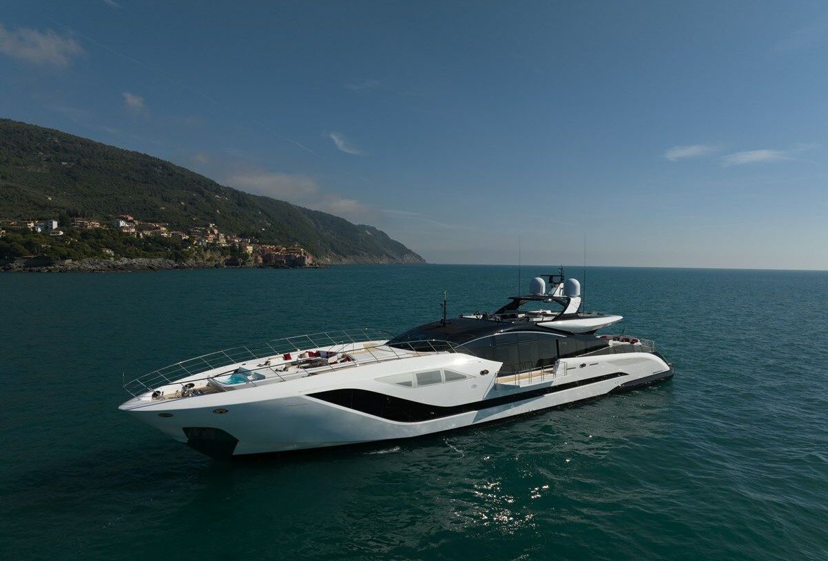 50m Mangusta Motor Yacht N1 For Sale for the First Time