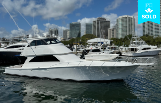 2007 56’ Viking Enclosed Bridge Sold by Raul Faget at FYI Yachts